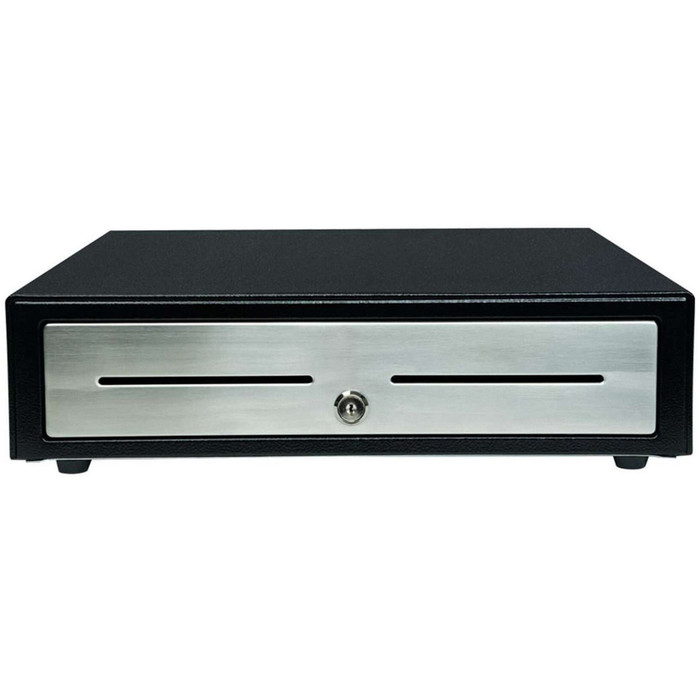 Main image for Star Micronics CD4-1416 Choice Cash Drawer, Black, 14Wx16D, Stainless Drawer Front, 4Bill-5Coin
