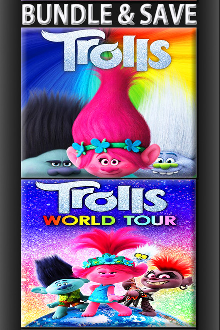 Trolls + Trolls World Tour BUNDLE