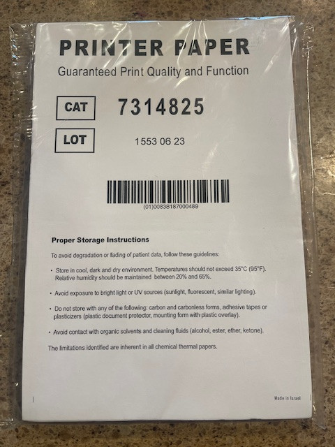 EKG paper for Nihon Kohden 1350A and 9130K Machines