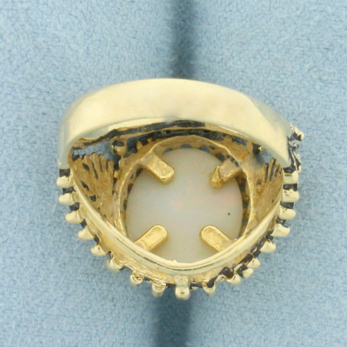Vintage Opal Ring in 14k Yellow Gold