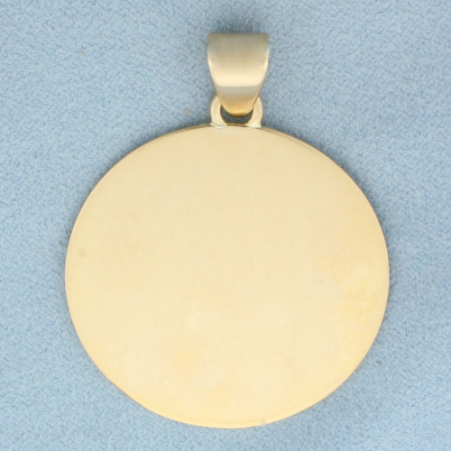 Vintage HL or LH Monogram Pendant in 18k Yellow Gold