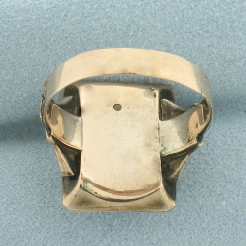 Vintage Cameo Ring in 12k Yellow Gold