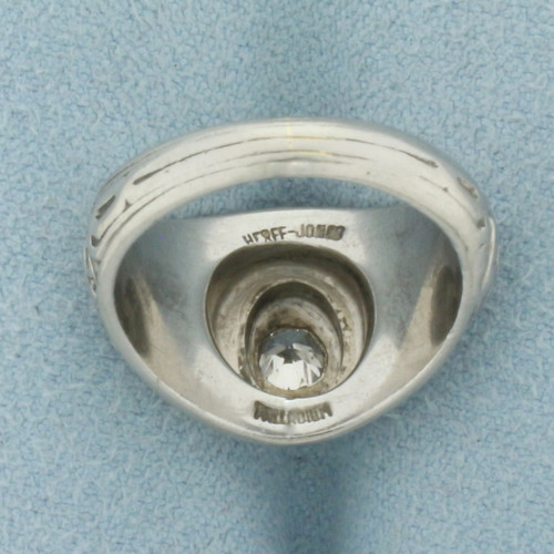 1945 West Point Diamond Class Ring in Palladium