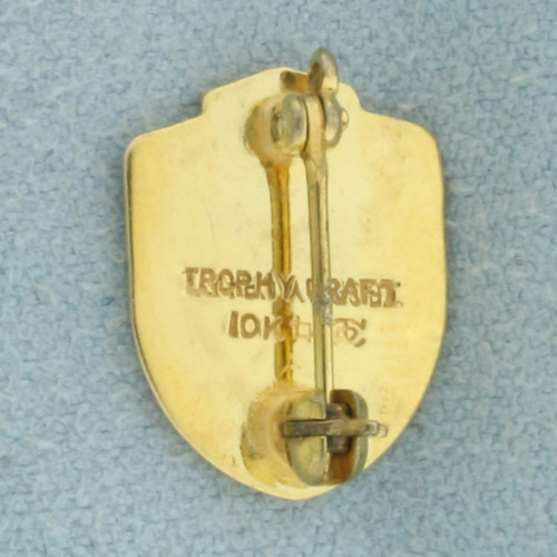 UWO School of Nursing Pin in 10k Yellow Gold