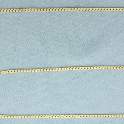Italian 19 Inch Herringbone Link Chain Necklace in 14k Yellow Gold