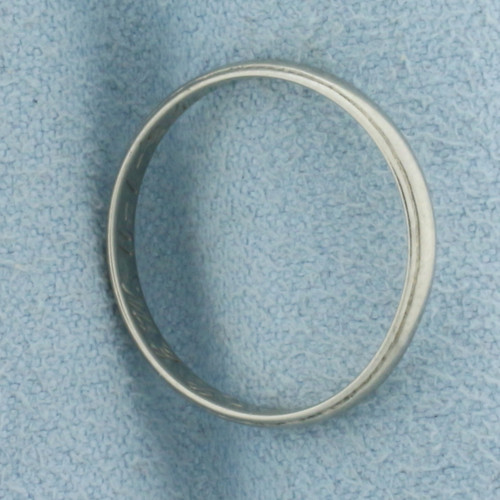 Antique Art Deco Band Ring in 18k White Gold