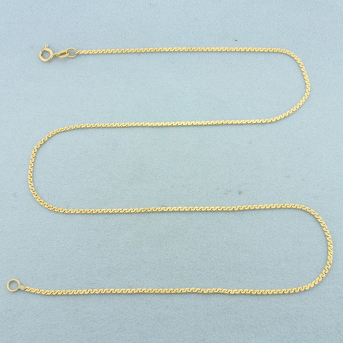 Italian 20 Inch S-Link Chain Necklace in 14k Yellow Gold
