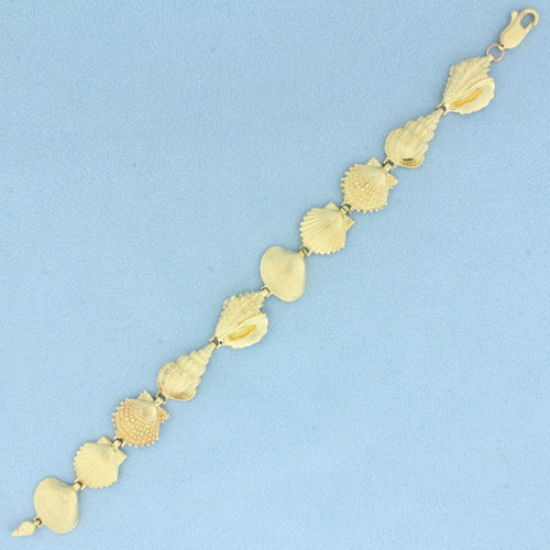 Seashell Bracelet in 14k Yellow Gold
