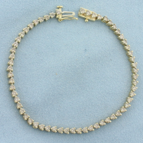 Diamond Tennis Bracelet in 14k Yellow Gold