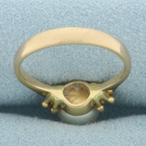 Cultured Akoya Pearl Ring in 14k Yellow Gold