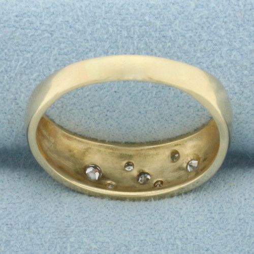 Diamond Band Ring in 14k Yellow Gold