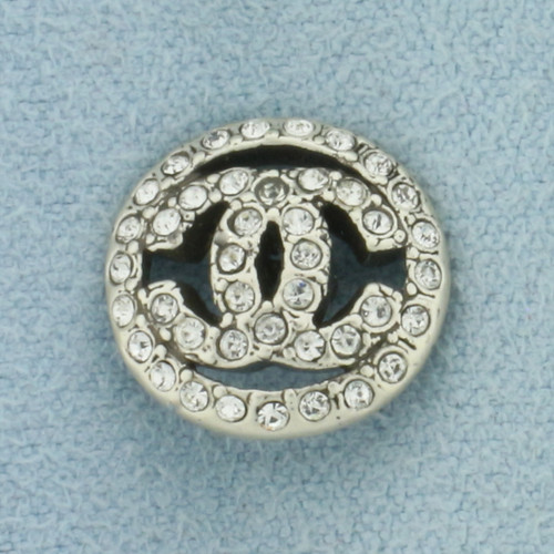 Chanel Rhinestone Crystal Button