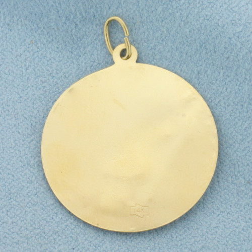 Engravable Diploma Charm or Pendant in 14k Yellow Gold