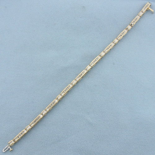 Diamond Tennis Bracelet in 10k Yellow Gold