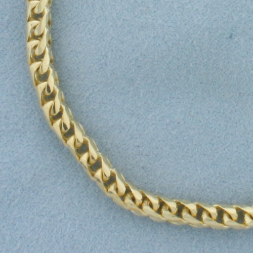 Foxtail Link Bracelet in 14k Yellow Gold