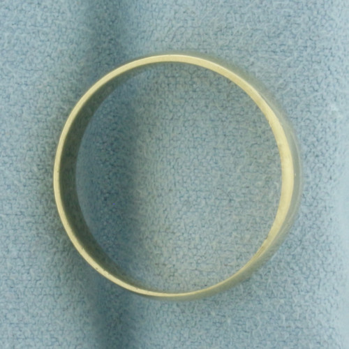 High Polish Wedding Band Ring in 10k Yellow Gold