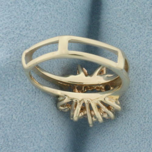 Diamond Enhancer Jacket Ring in 14k Yellow Gold
