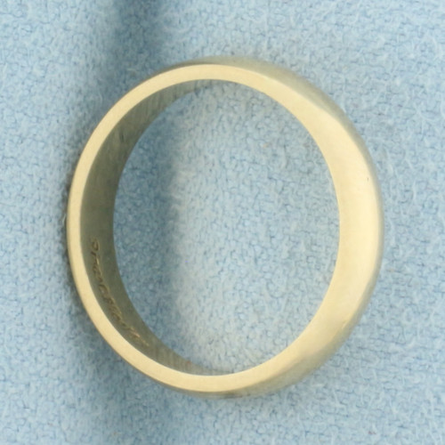 Ladies 4mm Wedding Band Ring in 14k Yellow Gold