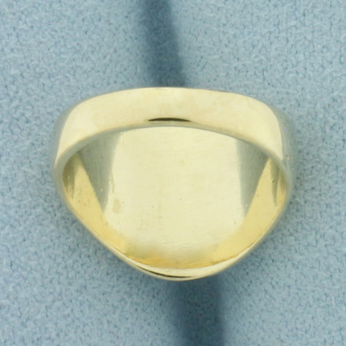 Vintage Signet Pinky Ring in 14k Yellow Gold