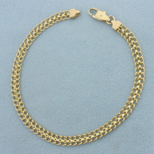 Bismark Link Bracelet in 14k Yellow Gold