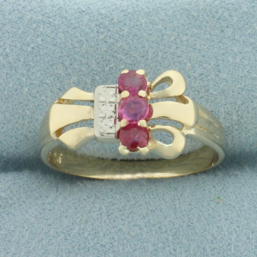 Ruby Ring in 14K Yellow Gold