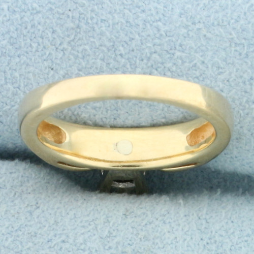 Solitaire Princess Diamond Engagement Ring in 14K Yellow Gold