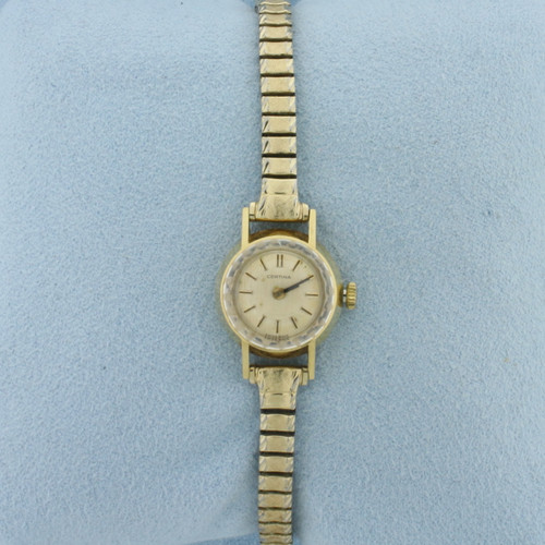Certina Swiss Windup Watch in 14k Solid Yellow Gold Case