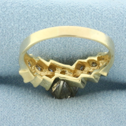 Diamond Engagement Ring in 14k Yellow Gold