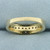 Cathedral Diamond Engagement Ring in 14k Yellow Gold