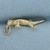 Gecko Charm or Pendant in 14k Yellow Gold