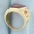 Mens Masonic Shriners Ring in 10k Yellow Gold