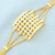 Diamond Cut Two Tone Bracelet in 21k Yellow and White Gold