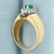 Emerald and Diamond Ring in 14k Yellow Gold