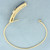 Lapis Lazuli and Diamond Hinged Bangle Bracelet in 14k Yellow Gold