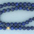 Lapis Lazuli and 14k Gold Bead Hand Knotted Strand Necklace