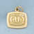 Family Charm or Pendant in 14k Yellow Gold