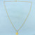 Jesus Pendant on Box Chain Necklace in 18k Yellow Gold