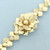 Italian Designer Flower Bracelet in 14k Yellow Gold