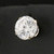 Single 1ct CZ Stud Earring in 14k White Gold