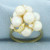 Cultured Akoya Pearl and Diamond Ring in 18k Yellow Gold
