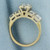 5 Stone Diamond Engagement or Wedding Ring in 14k Yellow Gold