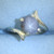 Grey Star Sapphire Ring in 14k White Gold