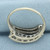 Diamond Wave Design Ring in 14k White Gold