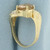 Morganite and Diamond Ring in 14k Yellow Gold
