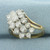 1.5ct Diamond Waterfall Ring in 14k Yellow Gold