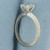 GIA Certified Princess Cut Solitaire Diamond Engagement Ring in 14k White Gold
