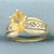 Citrine Filigree Ring in 14k Yellow Gold