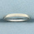 Thin Womans Wedding Band Ring in 14k White Gold