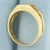 Mens Five Stone Diamond Ring in 14k Yellow Gold