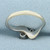 Diamond Moi et Toi Ring in 14k White Gold